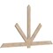 Ekena Millwork Kennewick Smooth Timber Gable Bracket, Douglas Fir, 108"W x 58"H x 1 1/2"D x 5 1/2"F, 13/12 Pitch GBW108X58X0206KEN00SDF - alternate 3